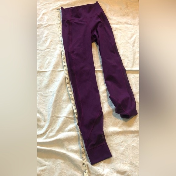 LULULEMON Hot Like Agni Mesh Panel High Rise Leggings P30416 Purple Sz 4 - Picture 8 of 8